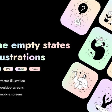 Empty States Illustration Website And Mobile Empty States Illustrations