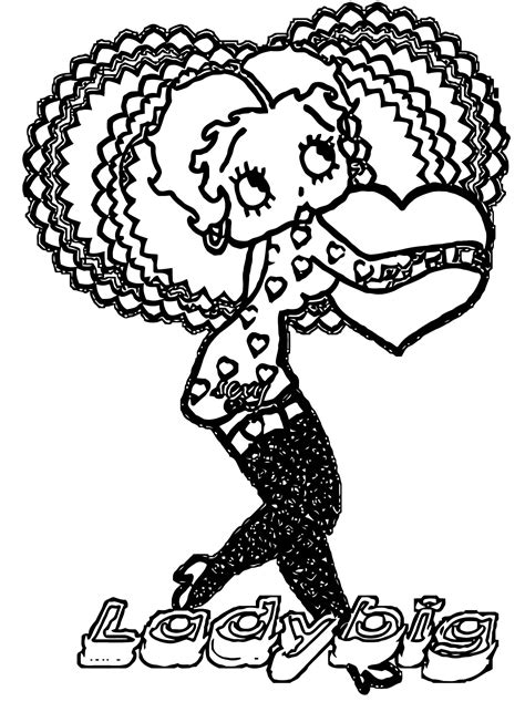 Betty Boop We Coloring Page 319