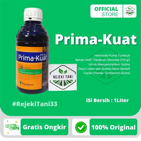 Jual Herbisida Prima Kuat Sl Liter Obat Racun Pembasmi Segala