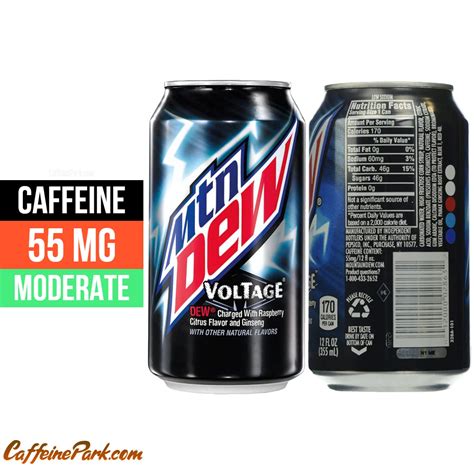 How Much Caffeine Is In A Mountain Dew Voltage