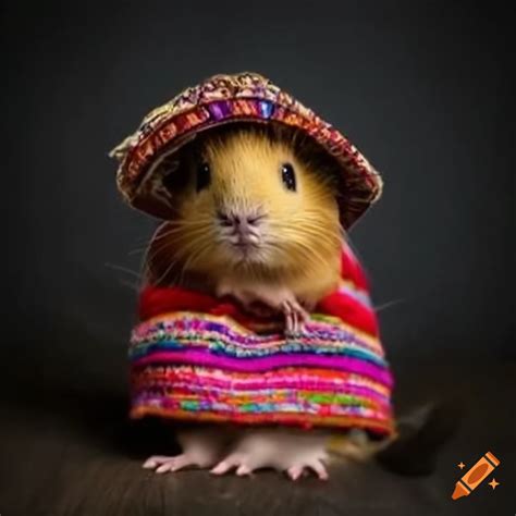 Guinea Pig With Peruvian Dress On Craiyon