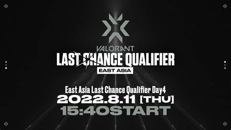 Vct East Asia Last Chance Qualifier Day Youtube