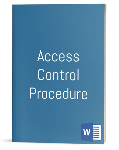 Access Control Procedure It Procedure Template