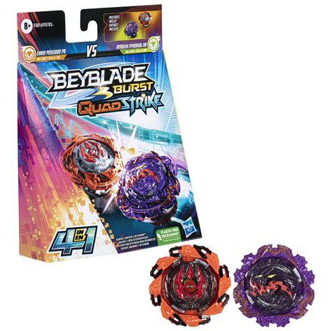 Beyblade Burst Quadstrike Thunder Edge Battle Set With Beystadium Spin