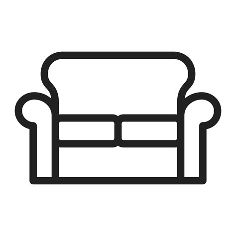 couch furniture sofa icon   iconfinder