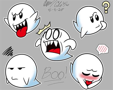 Boo Stickers by SecretStash151 on DeviantArt