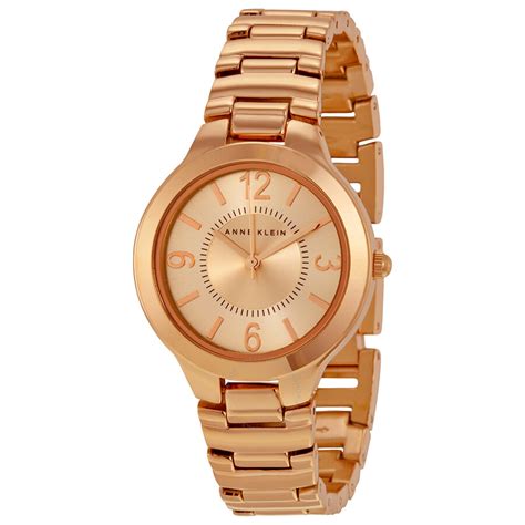 Anne Klein Rose Dial Rose Gold Tone Ladies Watch 1450rgrg Anne Klein