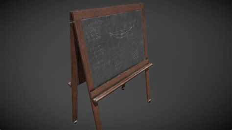 Blackboard 3d Model By 2gad 6131f45 Sketchfab