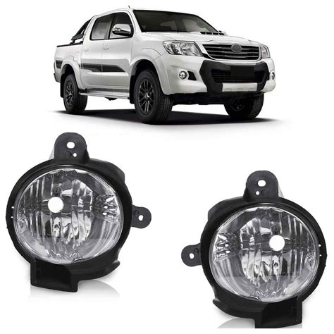 Par Farol Milha Auxiliar Hilux Srv Sr Lente