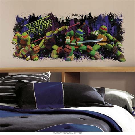 40 Stunning Bedroom Wall Decorations Ideas For Teenager Ninja Turtle