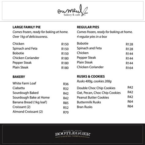 Fat Cake City Menu With Updated Prices In South Africa Menu Za