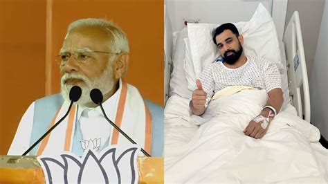 Mohammad Shami Undergoes Heel Surgery In The Uk Pm Narendra Modi Sends