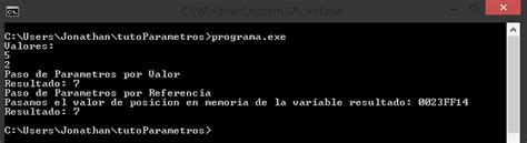 Paso De Parametros Por Valor Y Por Referencia En C Blog De Jonathan