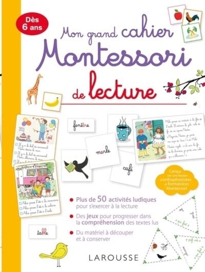 PASAJES Librería internacional Mon grand cahier Montessori de lecture