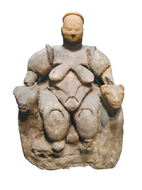 Statuette de terre cuite 20cm v 6000 5500 BC Çatal Höyük Neolithic