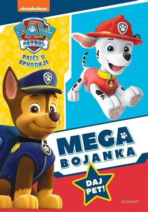 PAW PATROL MEGA BOJANKA Knjige PAW PATROL