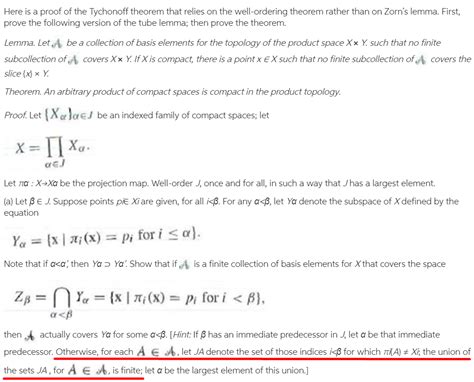 general topology munkres section  exercise   tychonoff