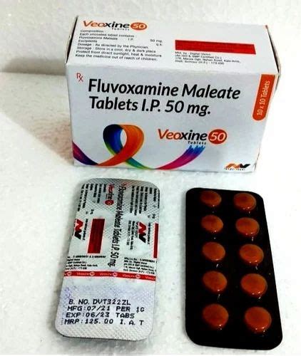 50mg Voxcit Fluvoxamine Tablet At Rs 1500 Stripe Fluvoxamine Capsule