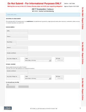 Fillable Online Bhs Econ Census Mc Su Fax Email Print Pdffiller