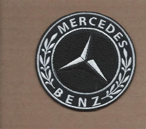 NEW 3 INCH BLACK MERCEDES BENZ IRON ON PATCH FREE SHIPPING EBay