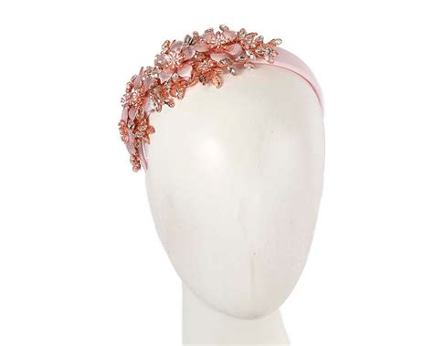 Pink Crystals Fascinator Headband By Cupids Millinery Cu Online In