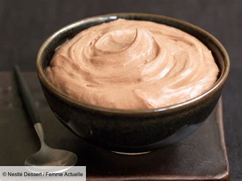 Mousse Au Chocolat Praliné Rapide Découvrez Les Recettes De Cuisine