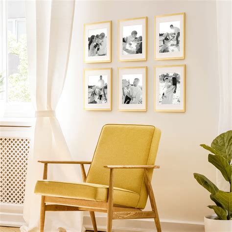 upsimples 11x14 Picture Frame Set of 3, Made of High Definition Glass ...