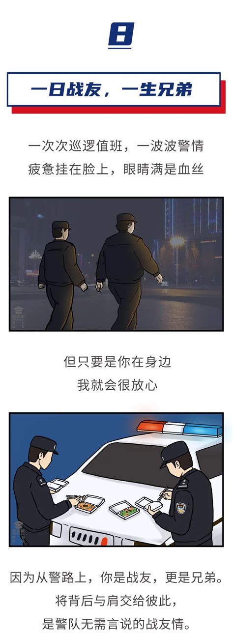 110警察节：谨以此漫画，致敬人民警察！致敬警察漫画新浪新闻