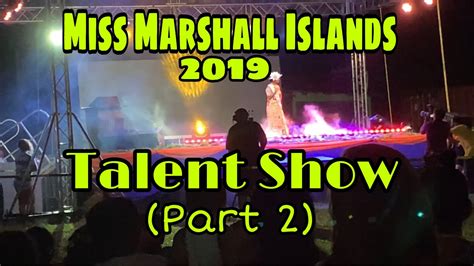 Watch How Talented The Miss Marshall Islands Candidates Youtube