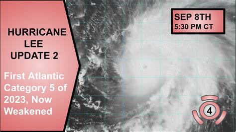 Major Hurricane Lee Update September Th Pm Youtube