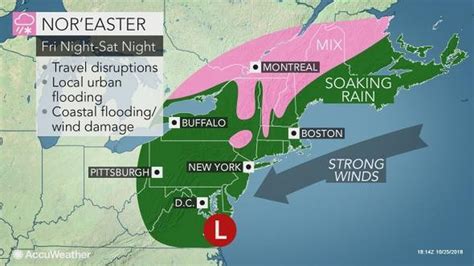 Nj Weather Nasty Noreaster To Batter State With Wind Heavy Rain