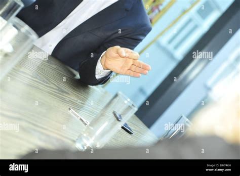 Body Language And Gestures In Management Stock Photo Alamy
