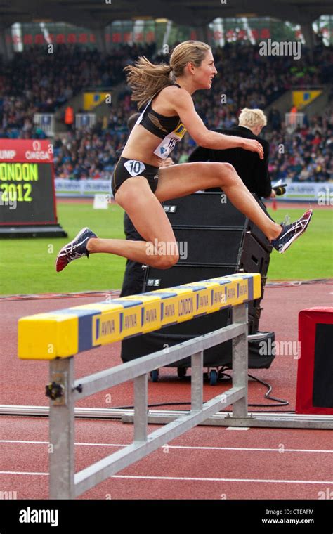 Sara Hall Usa Womens 3000m Steeplechase 14th Jul 2012 Aviva London