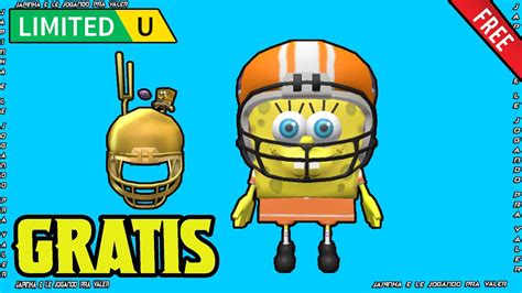 Como Pegar Itens Do Bob Esponja Limited Ugc Gr Tis No Roblox Free