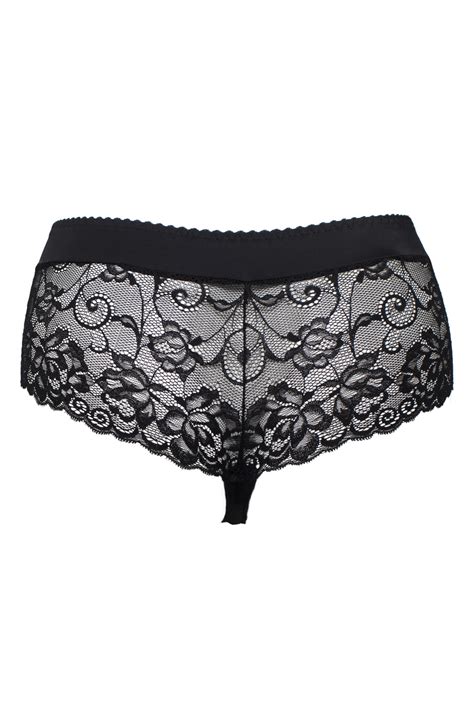 Plaisir Sofia Blonde Brazilian String Sort Til Piger Med Figur Hos Lohse