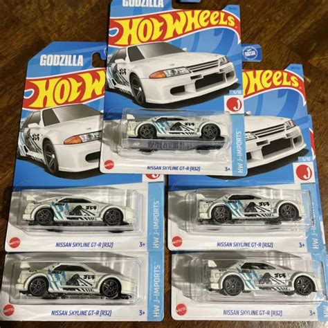 2023 HOT WHEELS NISSAN SKYLINE GT R R32 GODZILLA Lot Of 5 14 19 PicClick UK