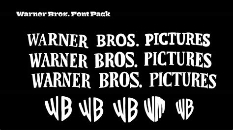 Warner Bros Font Pack By Superbaster2015 By Charlieaat On Deviantart