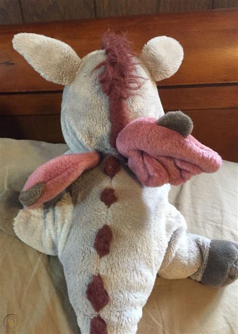 Shrek The Third Donkey Dragon Baby Dronkey Gray Plush Stuffed