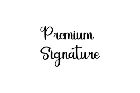 Premium Signature Font - Free Font Download