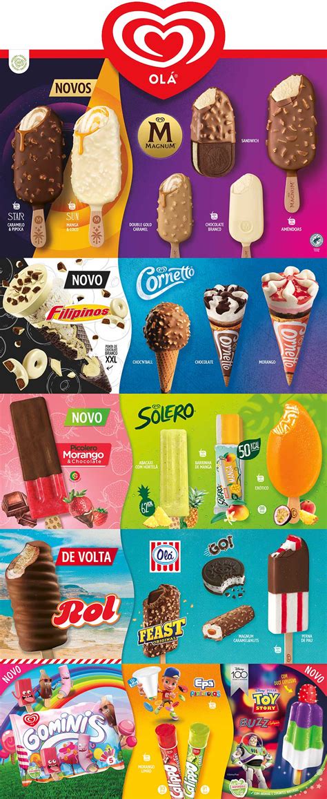 Rol E Um Cornetto De Filipinos Nos Gelados Da Olá Para 2023