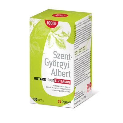 Szent Gy Rgyi Albert Mg C Vitamin Retard Tabletta Db