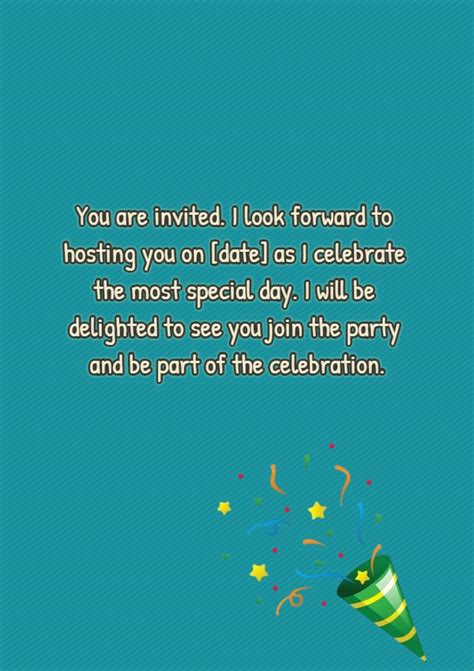 72 Party Invitation Messages For Your Special Occasions Dailyfunnyquote