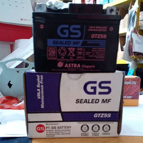 Jual Aki Accu Kering Gtz S Gs Astra Asli Shopee Indonesia