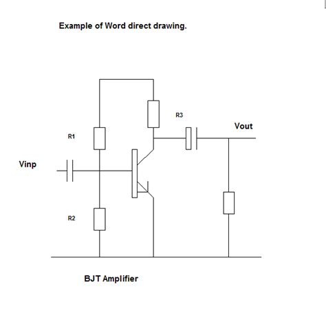 How To Draw Circuit Diagrams In Microsoft Word Wiring Flow Line