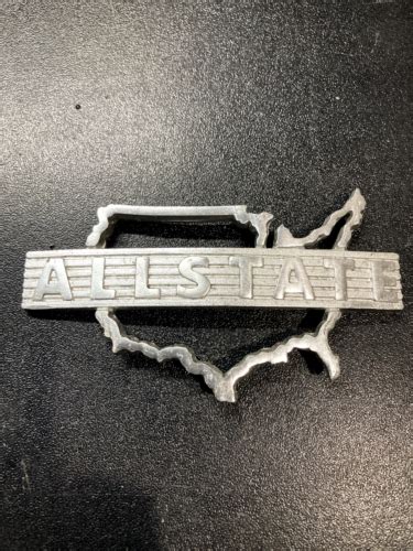 Sears Allstate Vespa Scooter Badge Original EBay