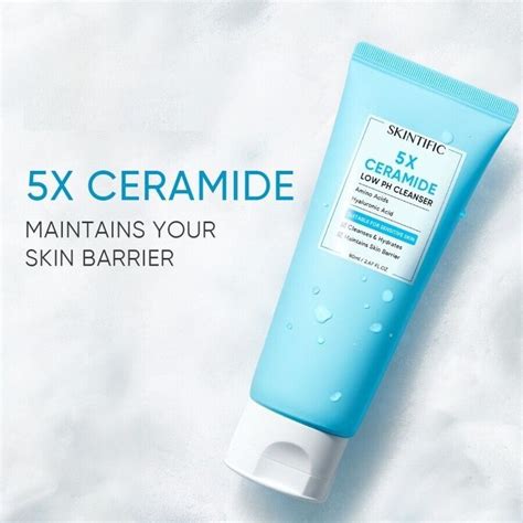 Skintific 5x Ceramide Low Ph Cleanser For Sensitive Skin 80ml Ebay In 2024 Cleanser For