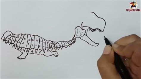 T Rex Vs Ankylosaurus Drawing Easy Step By Step Jurassic World