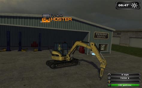 FS2011: Mini Bagger v 1.0 Exevators Mod für Farming Simulator 2011