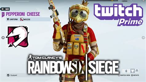 Mozzie Twitch Prime Bundle Rainbow Six Siege Youtube