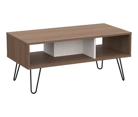 Mesa De Centro Living Ratona Moderna Nordico Industrial